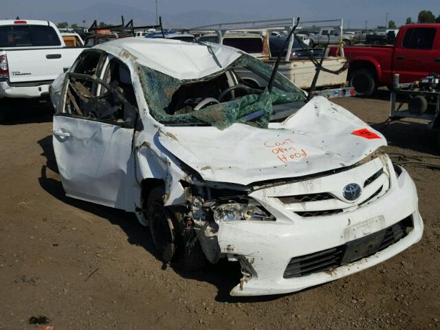 2T1BU4EE6BC586379 - 2011 TOYOTA COROLLA BA WHITE photo 1