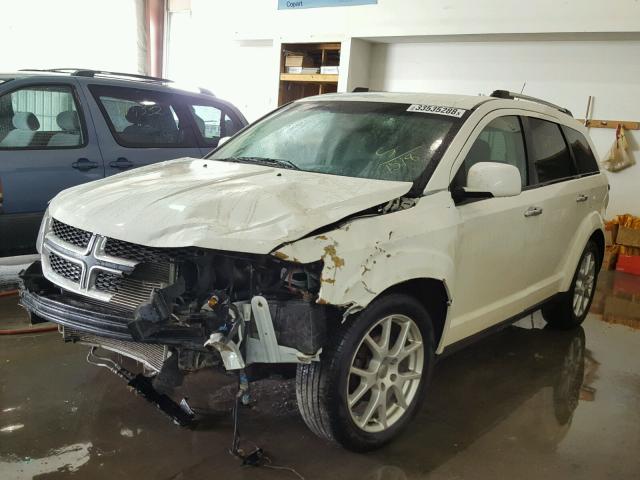 3D4PG3FG7BT521578 - 2011 DODGE JOURNEY CR WHITE photo 2