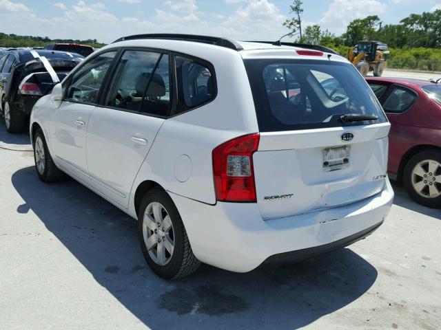 KNAFG526487182791 - 2008 KIA RONDO LX WHITE photo 3