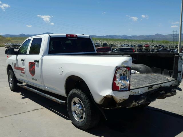 3C6UD5HL7CG306279 - 2012 DODGE RAM 2500 S WHITE photo 3