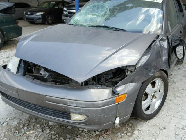 1FAFP38382W185491 - 2002 FORD FOCUS ZTS GRAY photo 9