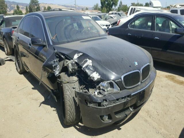 WBAHN83587DT66279 - 2007 BMW 750LI BLACK photo 1