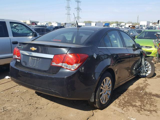 1G1PJ5SC7C7351315 - 2012 CHEVROLET CRUZE ECO BLACK photo 4