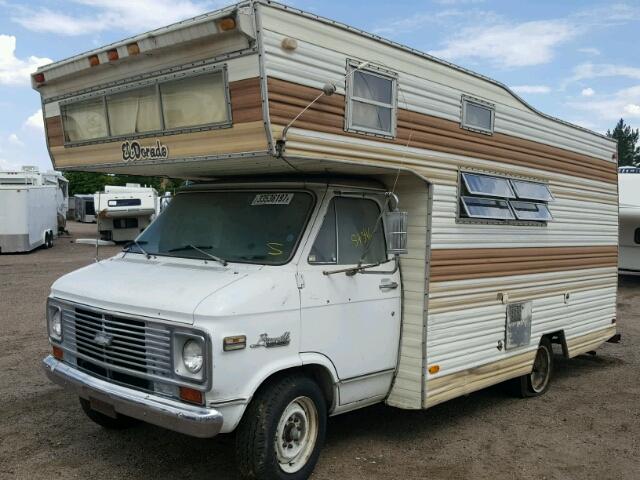 0000CGE352U143905 - 1973 EL DORADO MOTORHOME WHITE photo 2