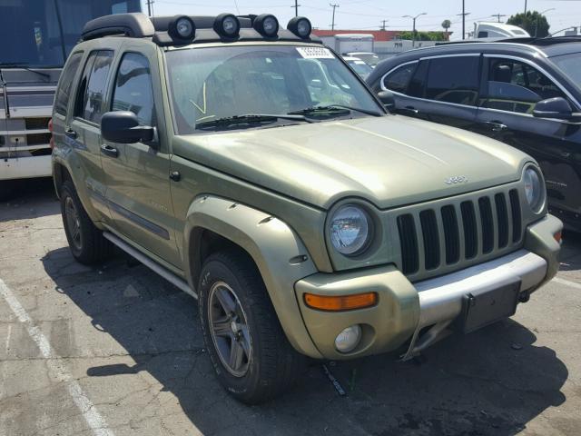 1J8GL38K94W116838 - 2004 JEEP LIBERTY RE GREEN photo 1