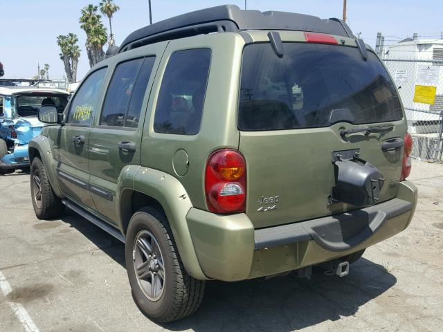 1J8GL38K94W116838 - 2004 JEEP LIBERTY RE GREEN photo 3
