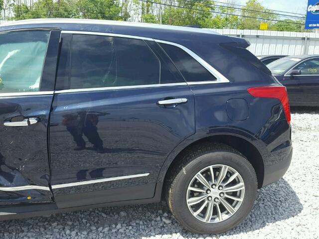 1GYKNDRS0HZ246960 - 2017 CADILLAC XT5 LUXURY BLUE photo 10