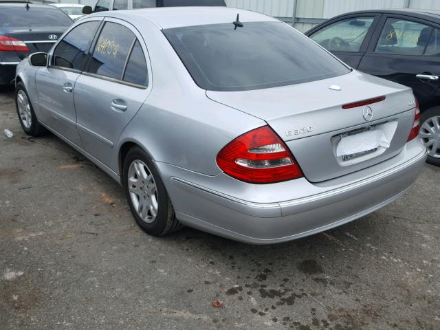 WDBUF26J15A737154 - 2005 MERCEDES-BENZ E 320 CDI SILVER photo 3