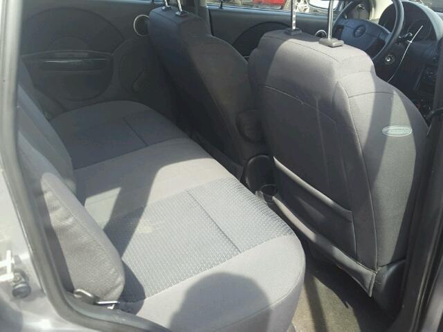 KL1TD66658B251314 - 2008 CHEVROLET AVEO BASE Графитовый фото 6