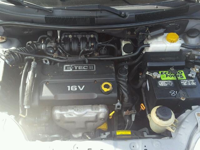 KL1TD66658B251314 - 2008 CHEVROLET AVEO BASE Графитовый фото 7