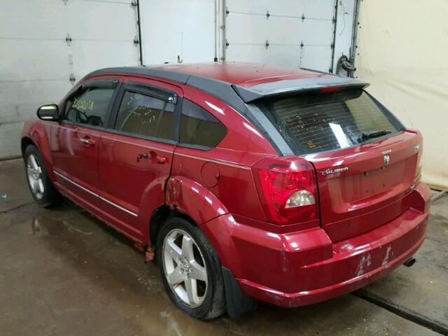 1B3HE78K07D129220 - 2007 DODGE CALIBER R/ MAROON photo 3