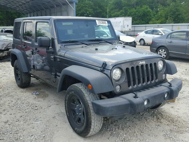 1C4BJWDG9HL732802 - 2017 JEEP WRANGLER U GRAY photo 1