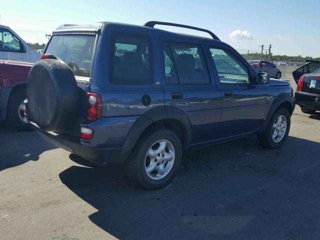 SALNY22225A475670 - 2005 LAND ROVER FREELANDER BLUE photo 4