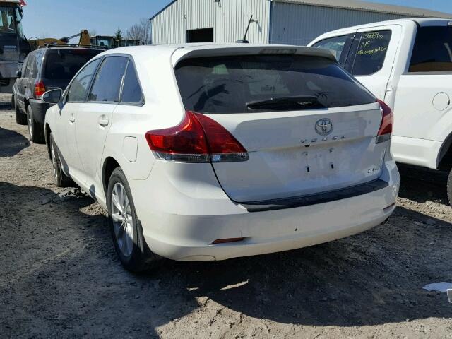 4T3BA3BB1GU078170 - 2016 TOYOTA VENZA XLE WHITE photo 3