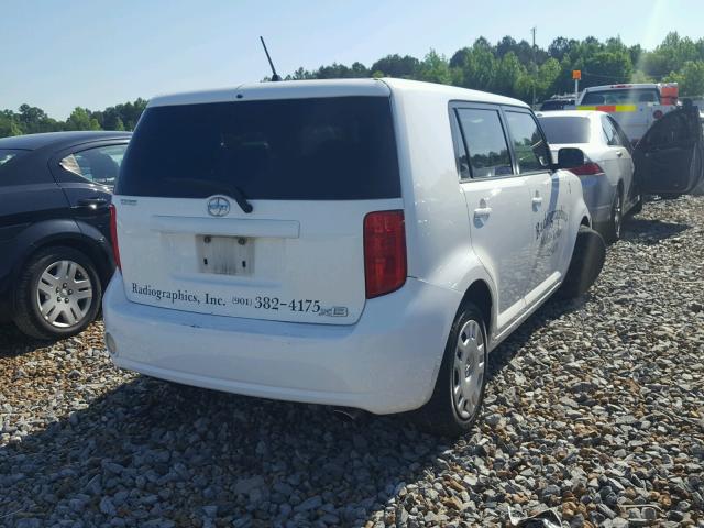 JTLKE50E291080822 - 2009 TOYOTA SCION XB WHITE photo 4