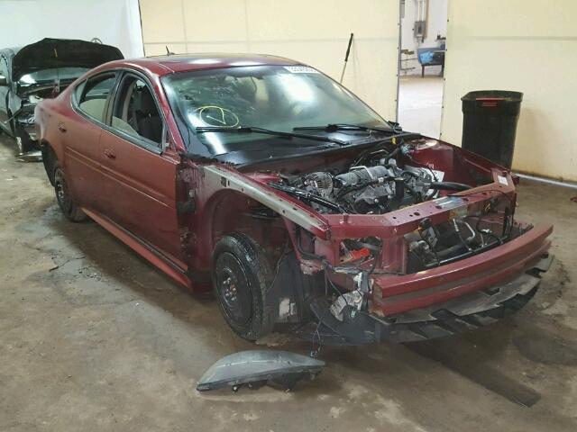 2G2WP552281168112 - 2008 PONTIAC GRAND PRIX მუქწითელი ფოტო 1