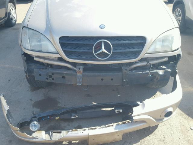 4JGAB54E41A276349 - 2001 MERCEDES-BENZ ML 320 TAN photo 7