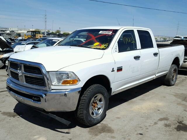 3C6UD5HL5CG102757 - 2012 DODGE RAM 2500 S WHITE photo 2