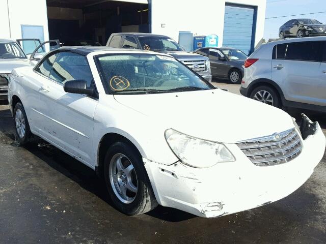 1C3LC45K58N271323 - 2008 CHRYSLER SEBRING WHITE photo 1