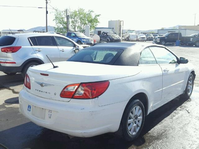 1C3LC45K58N271323 - 2008 CHRYSLER SEBRING WHITE photo 4