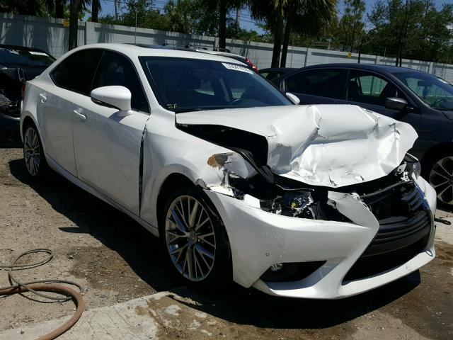 JTHBF1D2XF5071709 - 2015 LEXUS IS 250 WHITE photo 1