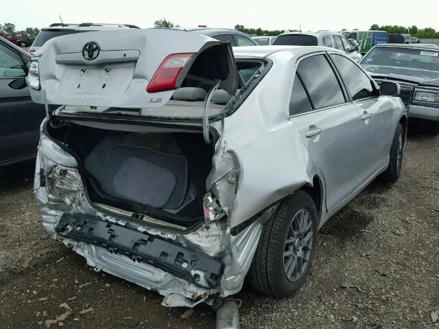 4T4BE46KX8R031739 - 2008 TOYOTA CAMRY CE SILVER photo 4