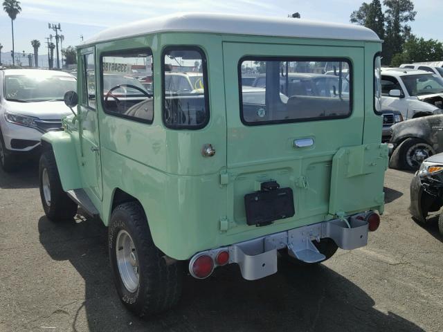 00000000FJ4082853 - 1970 TOYOTA LANDCRUISR GREEN photo 3