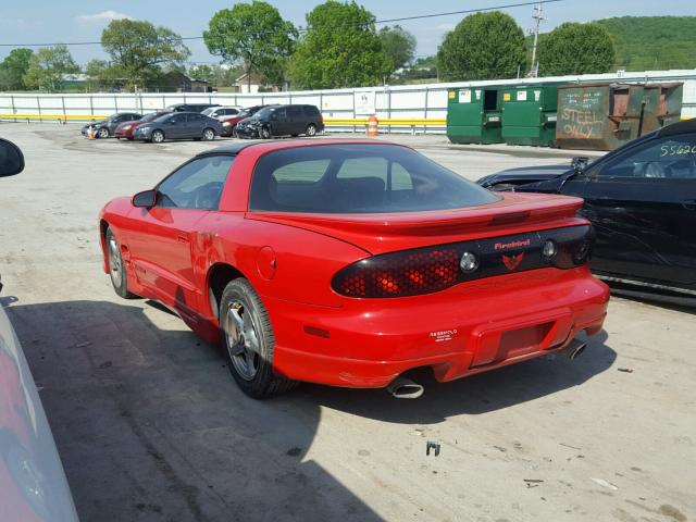 2G2FS22K722126845 - 2002 PONTIAC FIREBIRD RED photo 3