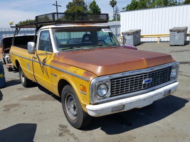 CE241Z623611 - 1971 CHEVROLET C20 YELLOW photo 1