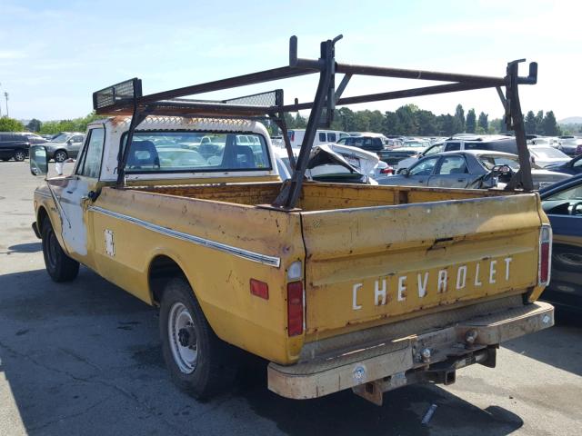 CE241Z623611 - 1971 CHEVROLET C20 YELLOW photo 3