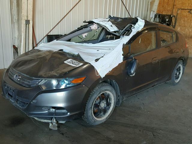 JHMZE2H71AS001068 - 2010 HONDA INSIGHT EX GRAY photo 2