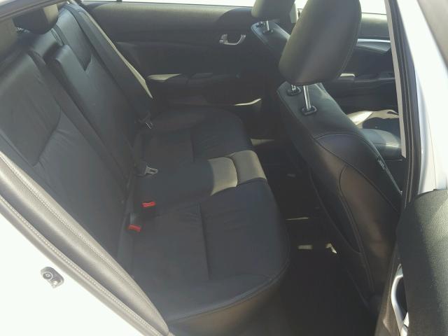 19XFB2F93EE234072 - 2014 HONDA CIVIC EXL WHITE photo 6