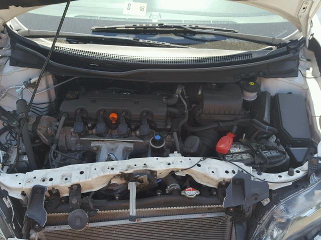 19XFB2F93EE234072 - 2014 HONDA CIVIC EXL WHITE photo 7