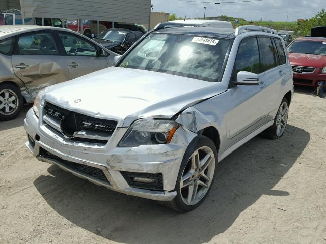 WDCGG8HB0BF607931 - 2011 MERCEDES-BENZ GLK 350 4M GRAY photo 2