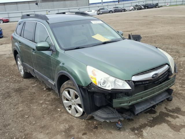 4S4BRBKC8B3319581 - 2011 SUBARU OUTBACK 2. GREEN photo 1