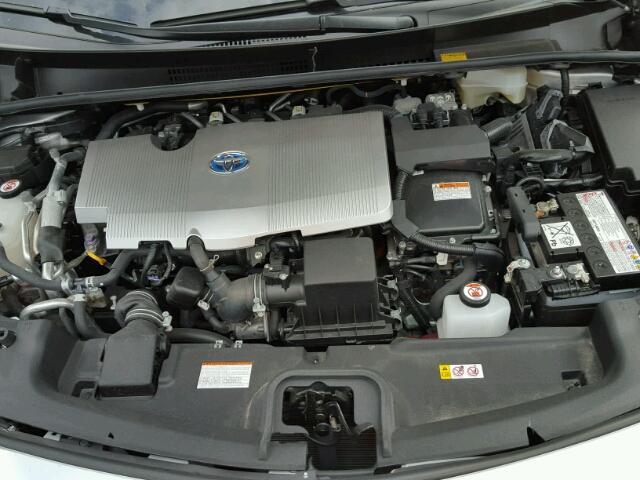 JTDKARFP5H3032726 - 2017 TOYOTA PRIUS PRIM ვერცხლისფერი ფოტო 7