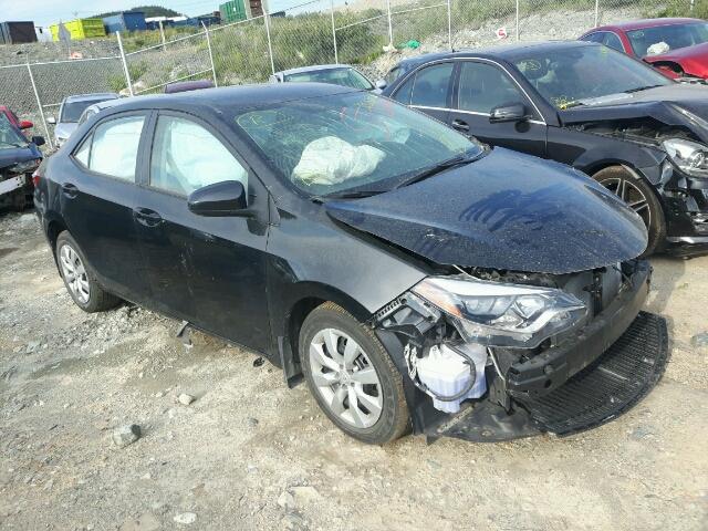 2T1BURHE9EC227041 - 2014 TOYOTA COROLLA L BLACK photo 1