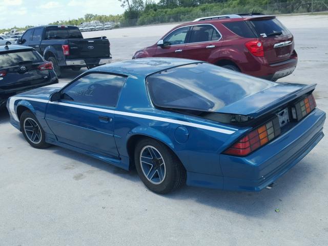 1G1FP23T8ML108323 - 1991 CHEVROLET CAMARO RS GREEN photo 3