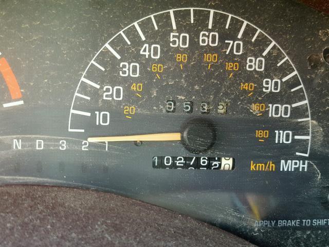 1G2WP52K72F267058 - 2002 PONTIAC GRAND PRIX MAROON photo 8