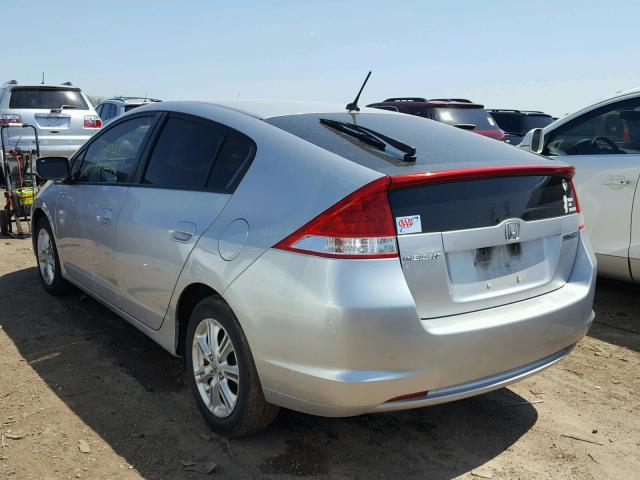 JHMZE2H72AS036427 - 2010 HONDA INSIGHT EX SILVER photo 3