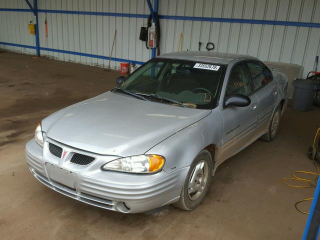 1G2NF52E82M525320 - 2002 PONTIAC GRAND AM S GRAY photo 2