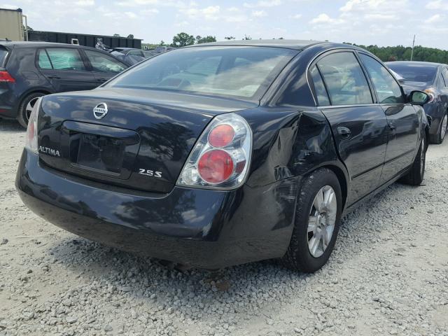 1N4AL11D96C200052 - 2006 NISSAN ALTIMA S BLACK photo 4