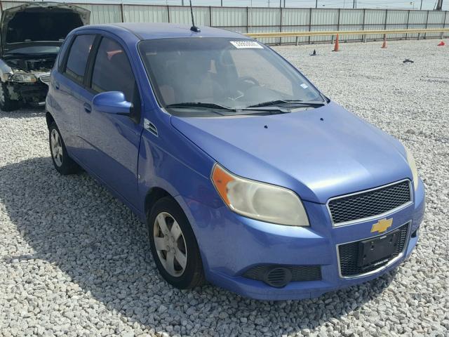 KL1TD66E89B318609 - 2009 CHEVROLET AVEO LS PURPLE photo 1