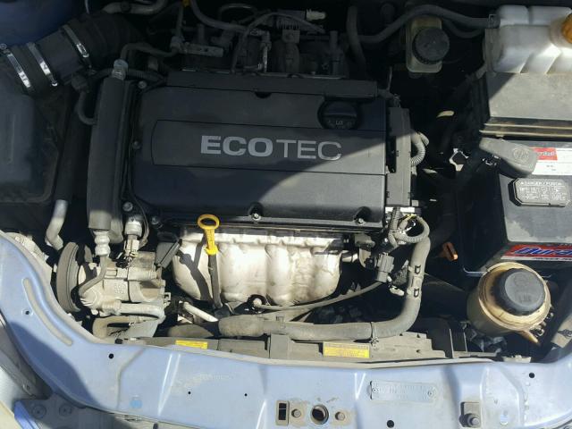 KL1TD66E89B318609 - 2009 CHEVROLET AVEO LS PURPLE photo 7