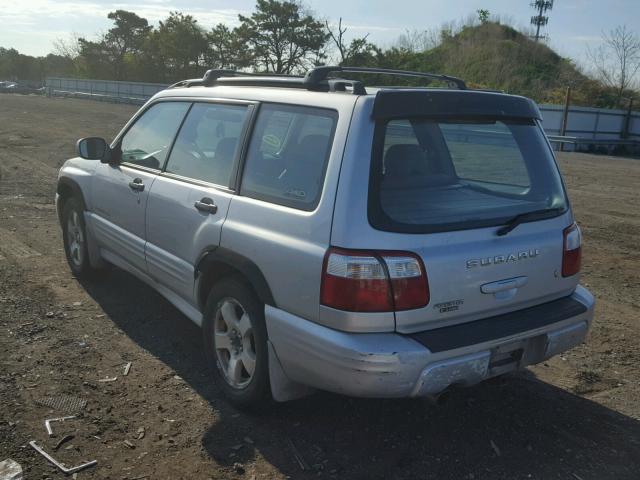 JF1SF65612H728900 - 2002 SUBARU FORESTER S Gümüş foto 3