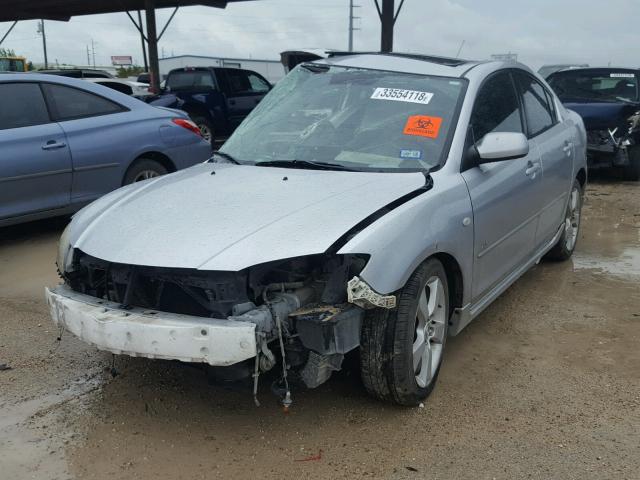 JM1BK123351289747 - 2005 MAZDA 3 S SILVER photo 2