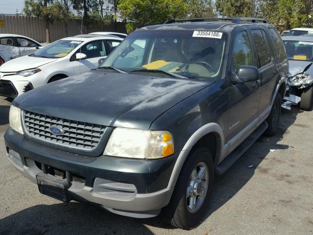 1FMZU63E22ZB65287 - 2002 FORD EXPLORER X GREEN photo 2