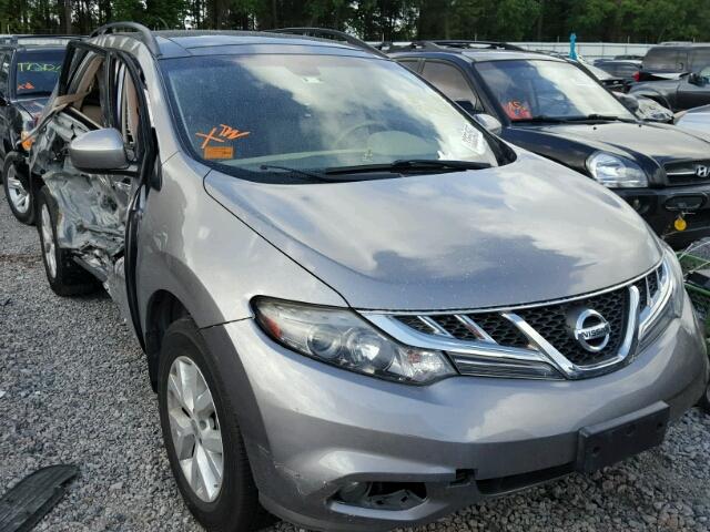 JN8AZ1MU9BW066208 - 2011 NISSAN MURANO S GRAY photo 1