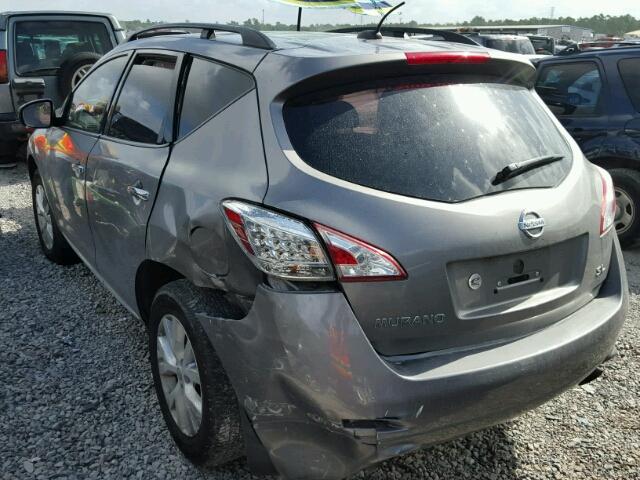 JN8AZ1MU9BW066208 - 2011 NISSAN MURANO S GRAY photo 3