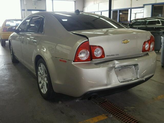1G1ZE5E09CF137124 - 2012 CHEVROLET MALIBU LTZ 金色 照片 3